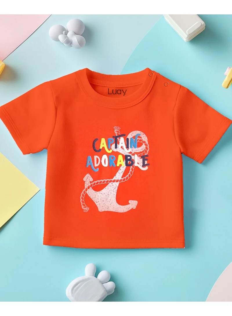 Luay  100%  Cotton  T-Shirts for Boys & Girls Festive Short Sleeve Styles in Vibrant Colors and Patterns for Kids and Toddlers_Regular Fit for Men | Best Price UAE
